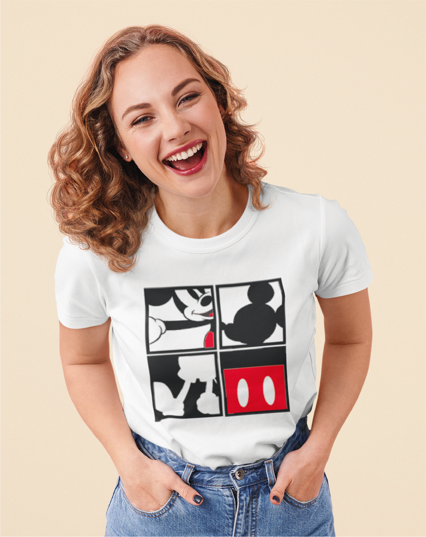 Camiseta Mickey Mouse Silueta