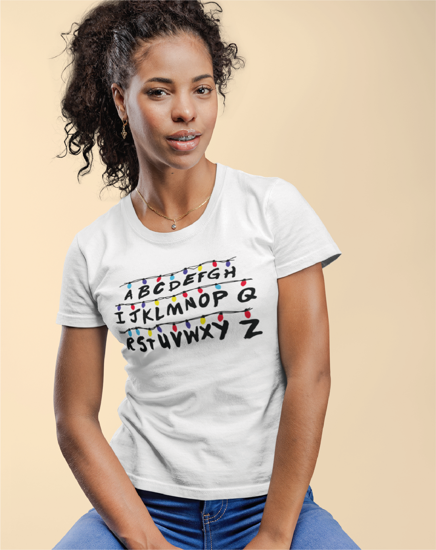 Camiseta Abecedario Stranger Things
