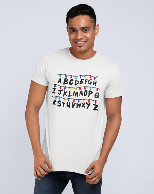Camiseta Abecedario Stranger Things