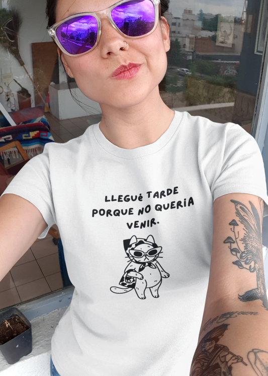 Camiseta No quería venir